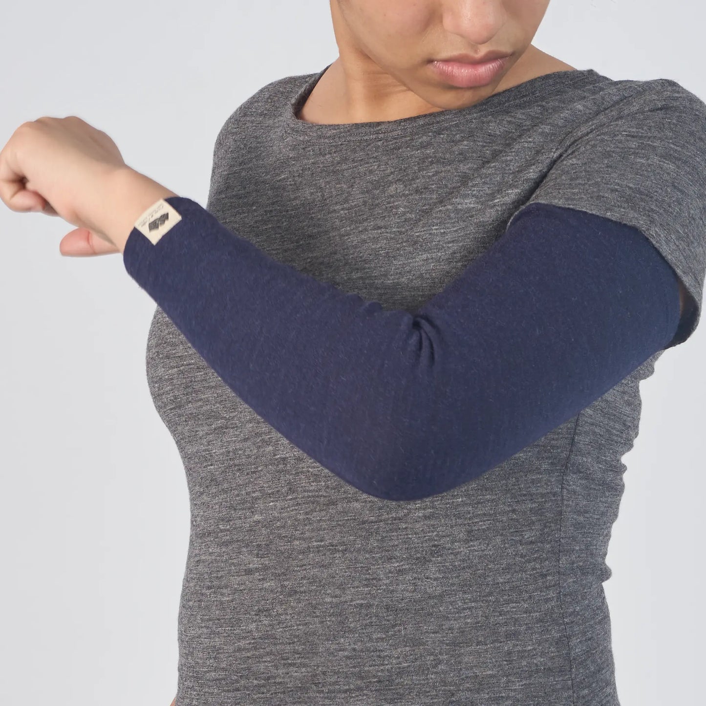 womens antiodor sleeve midweight color navy blue