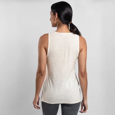 womens natural running tank featherweight color undyed